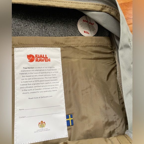 NWT FJALLRAVEN Kånken Tree Bag- Cloud Grey - Picture 6 of 6